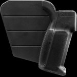 Aim Sports Featureless AR Rifle Grip Polymer Black Removable Backfin Backstrap PJFARG