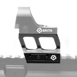 Gritr Lower 1/3 Co-Witness Skeletonized Picatinny Mount for Caracara Red Dot