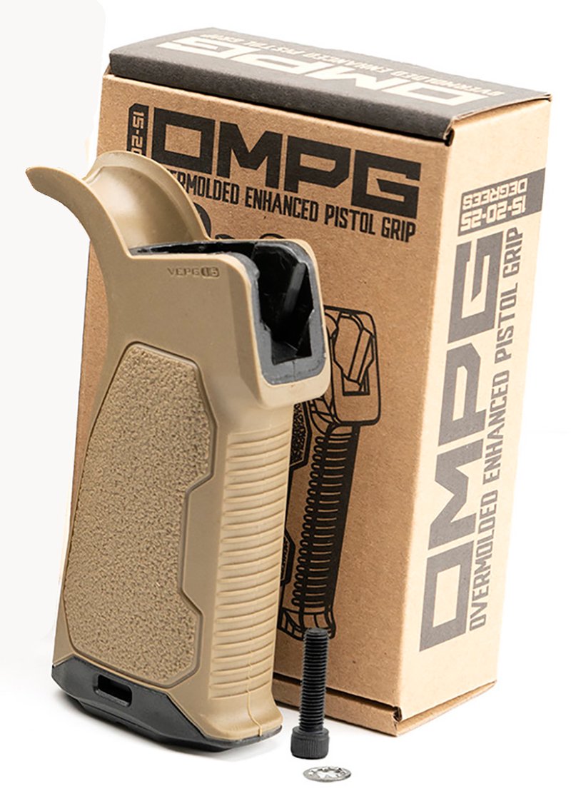 Strike AROMPG15FDE AR-15/AR-10 Pistol Grip 15-Degree Rubberized FDE