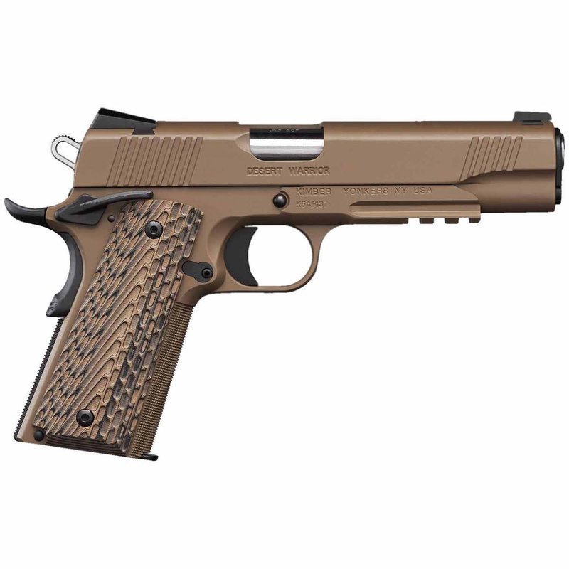 Kimber Desert Warrior 1911 Pistol .45 ACP 5-Inch Barrel Desert Tan