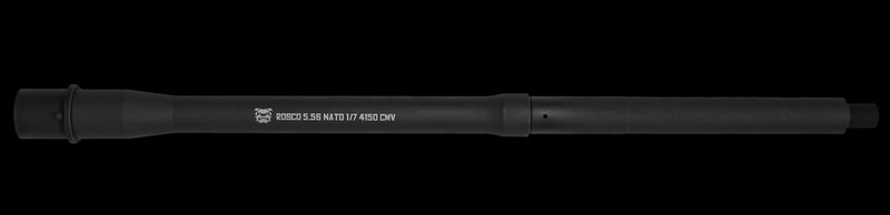 Rosco Stray Dog 16in 5.56 NATO Barrel 4150 CMV Black Phosphate CL-16.25-556-7-M