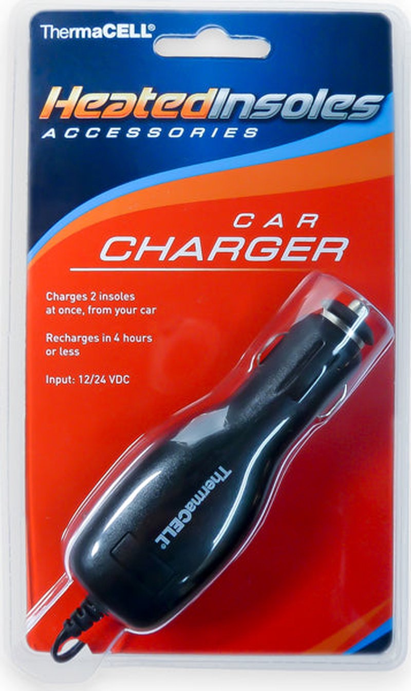 Schawbel Technologies LLC THSCC-1 Heated Insoles Car Charger for 12/24-Volt Vehicles