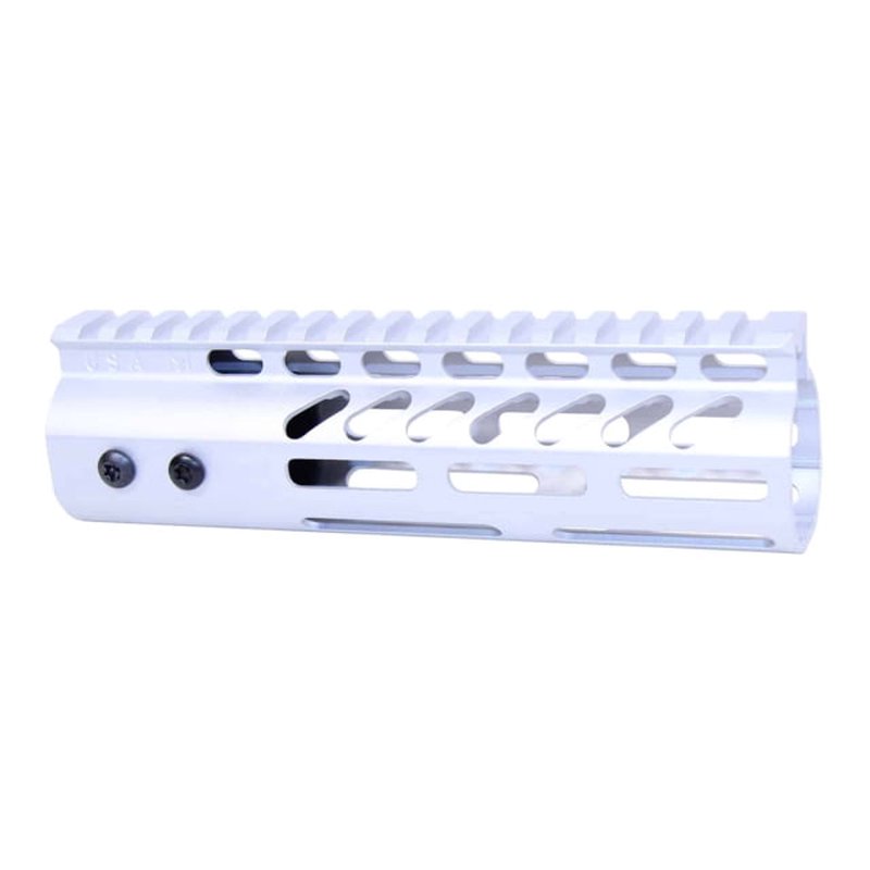 Guntec USA 4in Ultra Lightweight Thin M-LOK System Handguard w/ Monolithic Top Rail