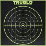 TruGlo TG10A6 Tru-See Self-Adhesive Paper Target 12x12 Black/Green 6-Pack