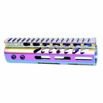Guntec USA 4in Ultra Lightweight Thin M-LOK System Handguard w/ Monolithic Top Rail