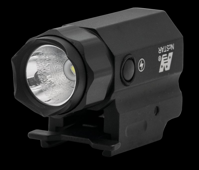 Ncstar Compact Flashlight AR Accessory Picatinny Mount 150 Lumens