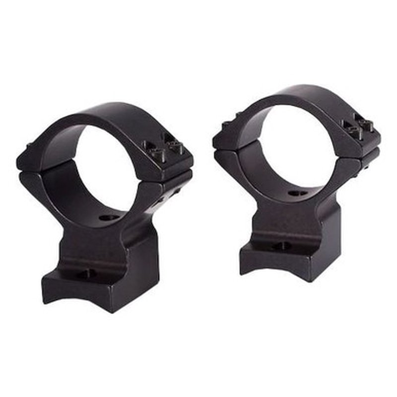 Talley 1in Stiller Predator Rings w/ Recoil Pin Low (93S725) Black Anodized