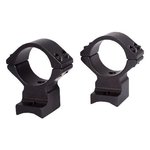Talley 1in Stiller Predator Rings w/ Recoil Pin Low (93S725) Black Anodized
