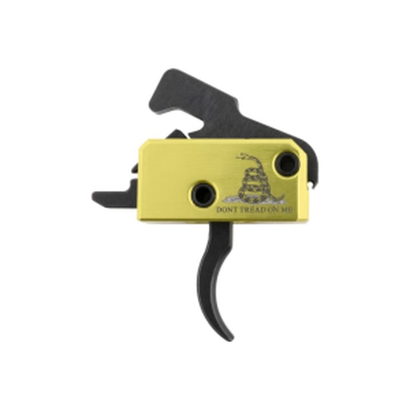 Rise Armament RA140DTOM Don't Tread on Me Trigger Assembly (Single-Stage, Curved) with 3.50 lb Draw Weight and Anti-Walk Pins