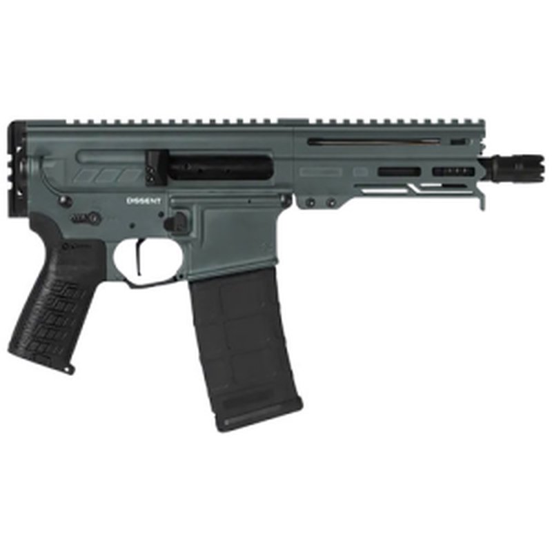 CMMG Dissent MK4 300 Blackout 6.5 Inch Pistol Charcoal Green