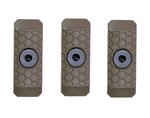 Slate Black Industries Slate Grip Mini, Single Slot Panel 3-Pack, FDE