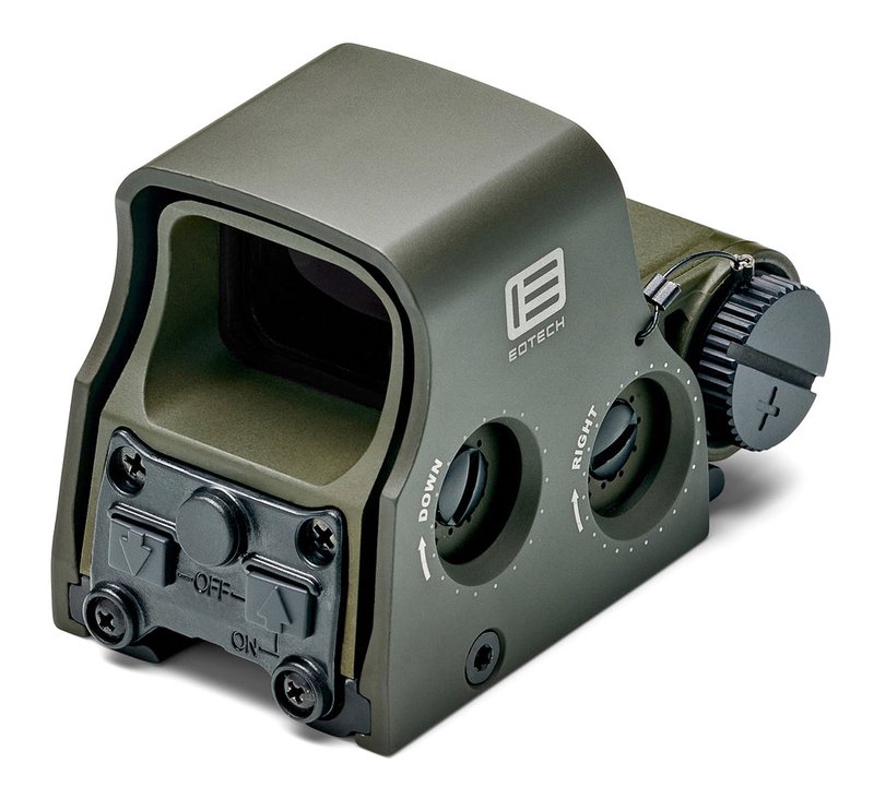 EOTech XPS20ODGRN HWS Red Dot 1 MOA 68 MOA Ring OD Green