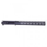 Guntec USA AR 15 Stripped Billet Upper Receiver w/15in Ultralight Series M-Lok Handguard