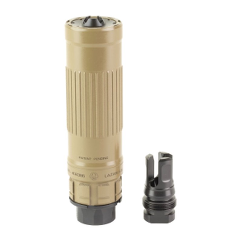 Dead Air Lazarus 6 5.56x45mm Suppressor (LAZARUS 6 XENO) - FDE Cerakote