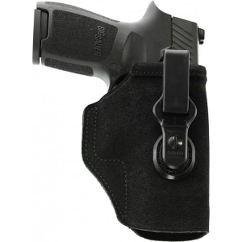 Galco TUC286B Tuck-N-Go IWB Holster Black Steerhide for Glock 26/27/33