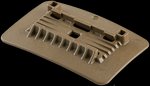 Streamlight Sidewinder Stalk ARC Rail Mount Adapter Plate Coyote Hook & Loop 14305