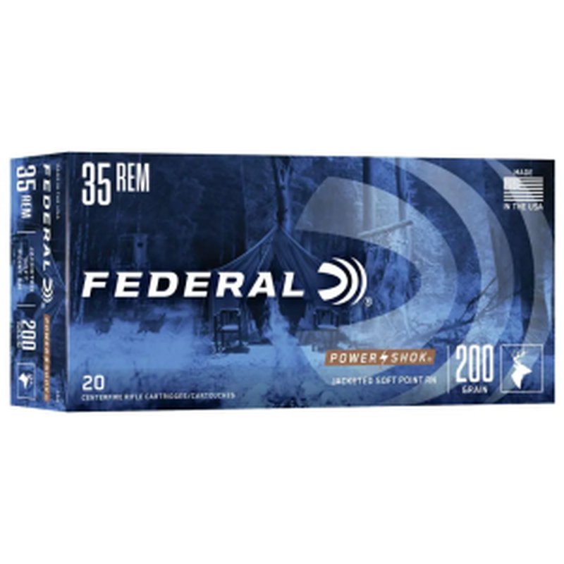 Federal Power-Shok 35 Remington JSP 200gr Ammunition