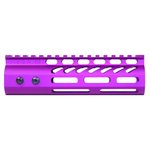 Guntec USA 4in Ultra Lightweight Thin M-LOK System Handguard w/ Monolithic Top Rail