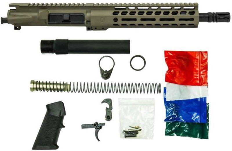 Ghost Firearms Upper Receiver, Pistol Lower Parts Kit, .300 Blackout, 10.5in Pistol, Moly Steel Barrel, 1-8 Twist, M-LOK Free Float Hand Guard