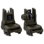Magpul MBUS 3 Flip-Up Front Rear Sight Set for AR-15 OD Green