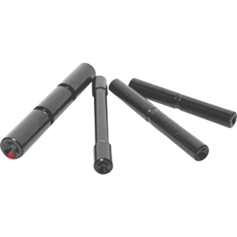 Cross Armory CRG4PSBK 4 Pin Set Dimpled Black 4140 Steel (Glock Gen4)