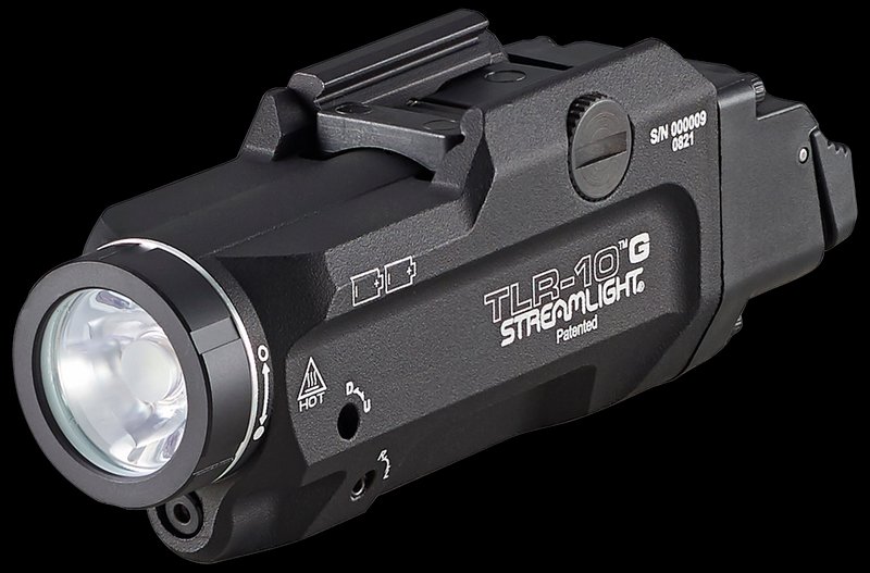 Streamlight TLR-10 G Weapon Light with Green Laser 1000-Lumen Black Anodized