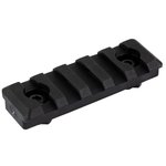 Midwest Industries MI-5PMR Polymer 5-Slot M-LOK Picatinny Rail Section Black