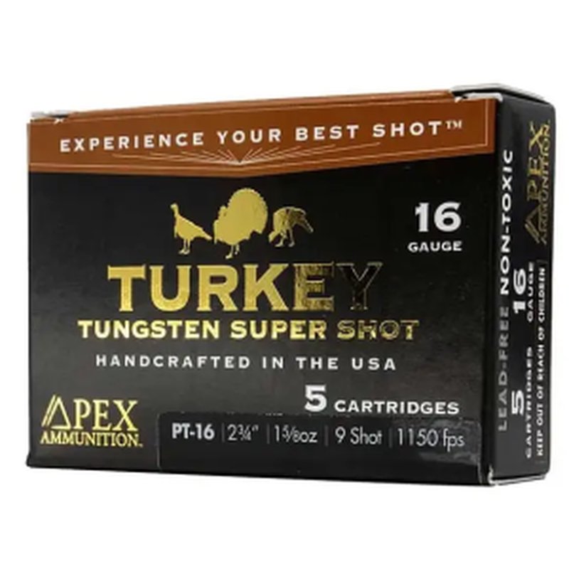 APEX 16G 2-3/4 1-5/8OZ #9 TSS TKY
