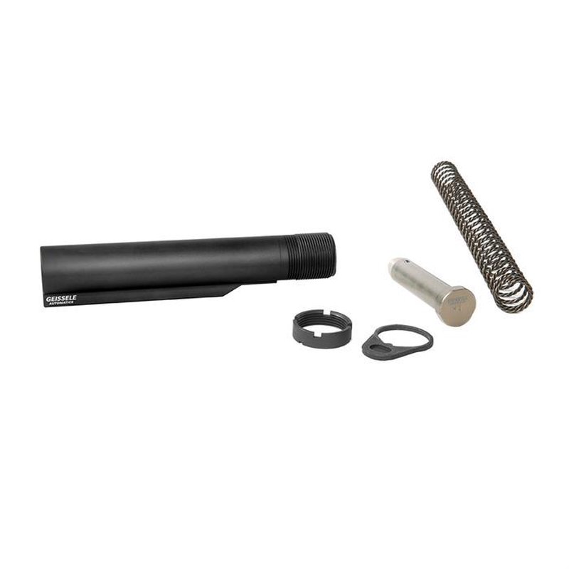 Geissele Automatics AR-15 Mil-Spec Buffer Tube Assembly w/ Super 42 H1 Black