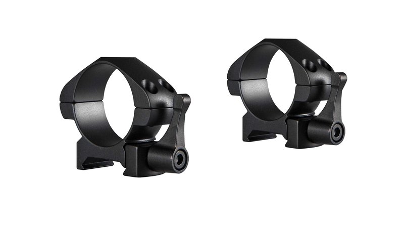 Hawke Sport Optics Precision Steel 30mm Rings Weaver 30mm w/ Lever - 2-Pieces