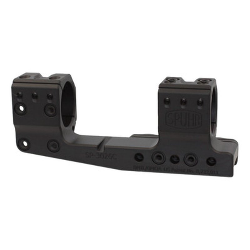 Spuhr Cantilever Scope Mount for 30/34/35/36 mm Tubes Black 0 MIL / 0 MOA