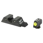 Trijicon 600835 HD XR Glock Night Sights Green Tritium Yellow Outline Front
