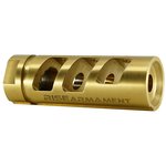 Rise Armament RA-701 AR-15 Compensator 1/2x28 TiN Gold