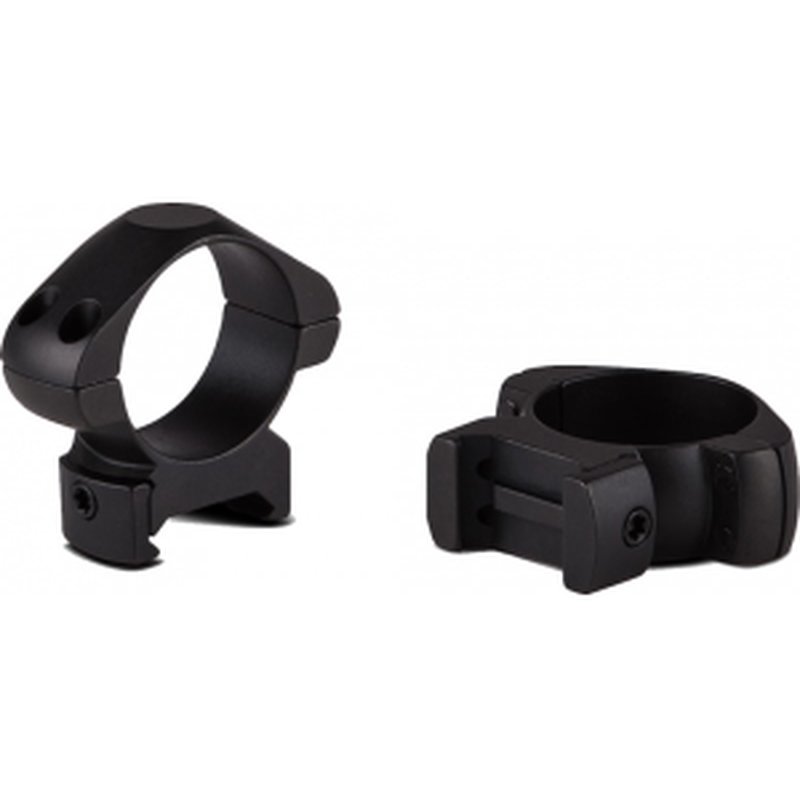Konus 7401 Medium Steel Scope Ring Set 1in Tube Matte Black