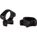 Konus 7401 Medium Steel Scope Ring Set 1in Tube Matte Black