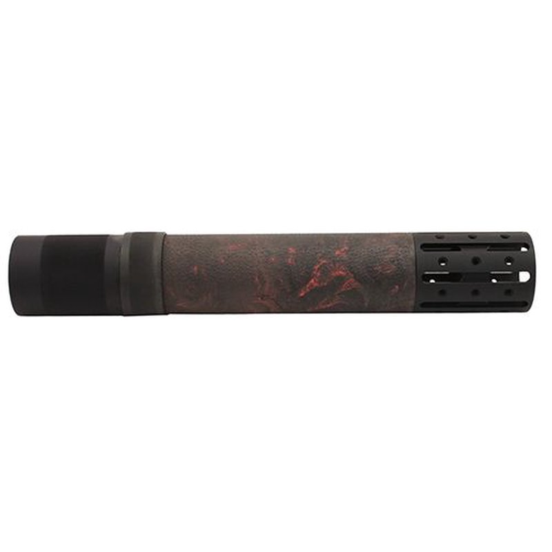 Hogue AR15/M16 Rifle Length FF Forend w/ OM Grip Area/Accessory Attachments Red Lava