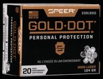 Speer Gold Dot Personal Protection 9mm 124gr Hollow Point Ammunition
