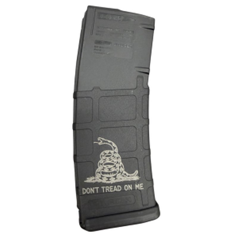 Magpul PMAG Gen M2 MOE 30-Round AR-15 Magazine Black Polymer BattleHawk Lasered
