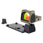 Trijicon Dual Defense RMR Type 2 FDE 3.25 MOA reflex red dot w/ M17-18 mount