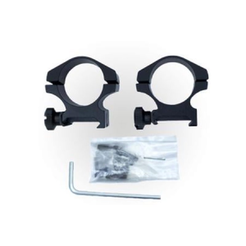 Ironsighter Co Objective Lens Scope Rings 44mm-Matte Black