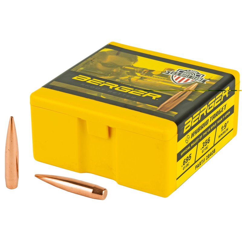 Berger Bullets 7mm 184gr Hybrid Target Ammunition 100ct