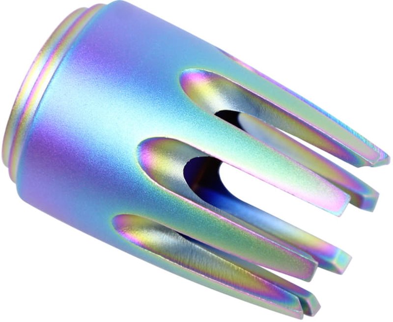 Guntec USA AR15 Claw Multi-Prong Flash Hider Matte Rainbow Pvd Coated