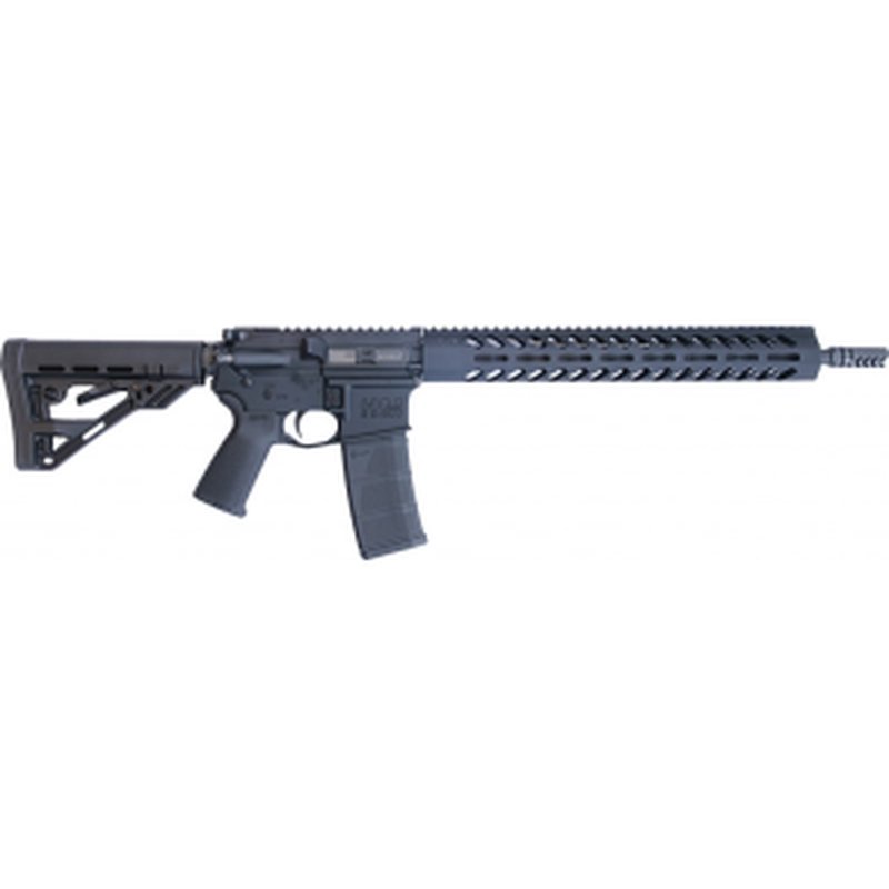 Luxus Arms (HM DEFENSE) HM15F-MB-556-L Defender M5L 16" 30+1 Black Hardcoat Anodized Black Mil-Spec HM Stock