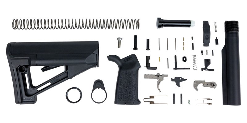 PSA AR15 STR EPT Lower Build Kit - Black