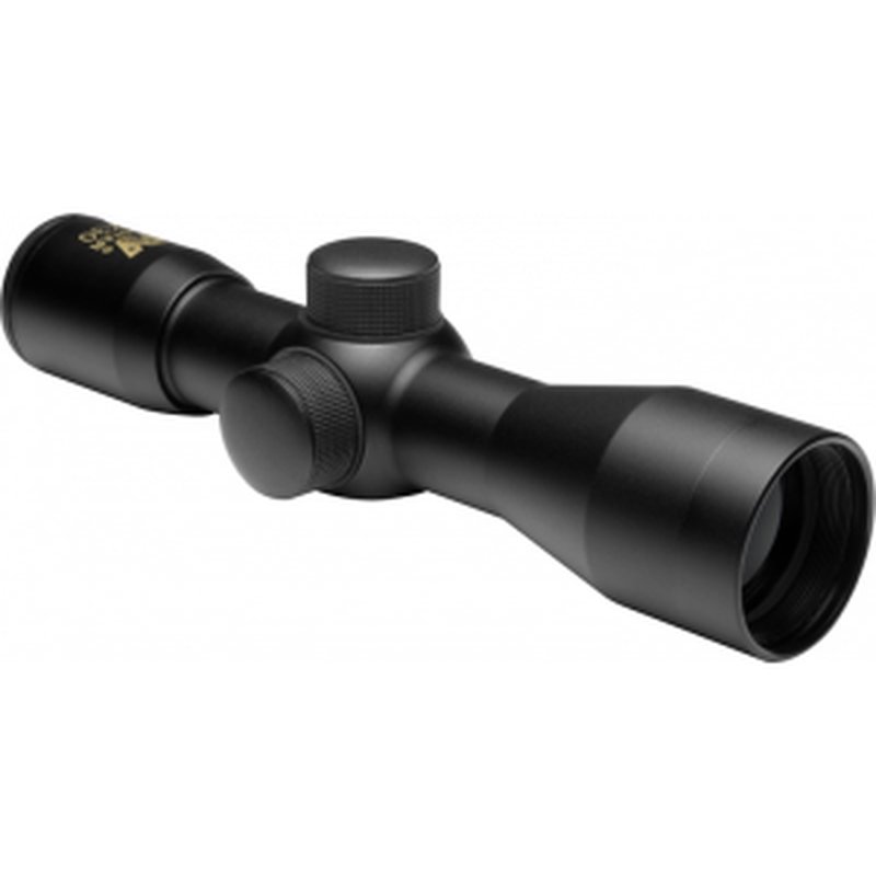 NCStar SC430B Tactical 4x 30mm Obj 26.2 ft @ 100 yds FOV 1\" Tube Dia Black P4 Sniper