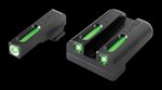Truglo TFX SIG #8 3-Dot Tritium Fiber Optic Sights Green
