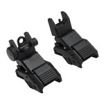 VISM Pro Series Top Mounted Deployable Front and Rear Sight Black