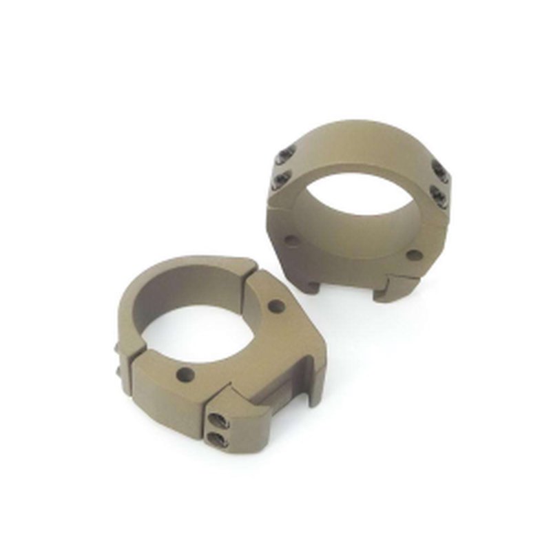 Talley 34mm Modern Sporting Scope Ring High Burnt Bronze Cerakote