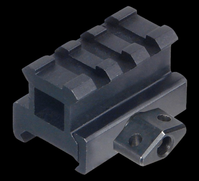 Leapers UTG MNT-RS08S3 3-Slot Picatinny Riser Mount 0.83 High Aluminum