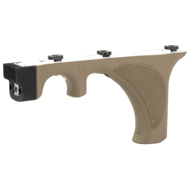 Viridian Weapon Technologies 4LUX Handstop with Light, M-LOK Mounting, Flat Dark Earth, 400 Lumens